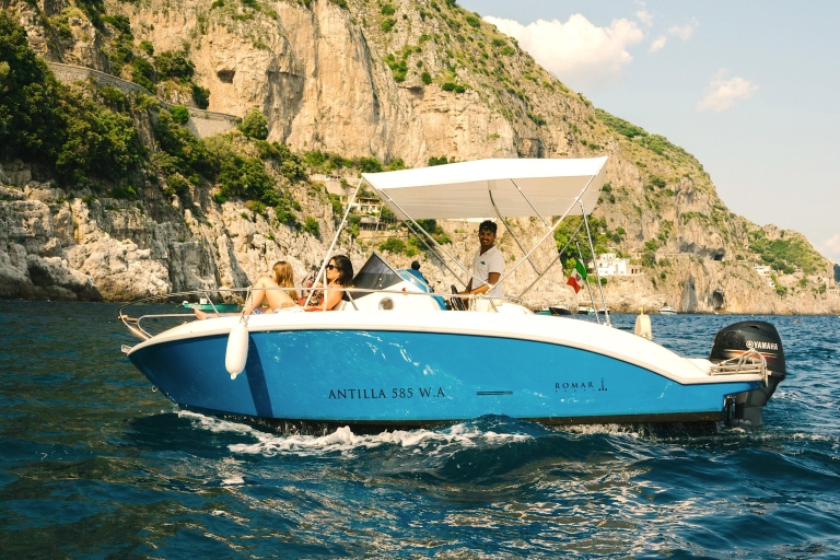 From Positano/Praiano: Amalfi Coast & Caves Speedboat Tour Amalfi Coast Speed Tour