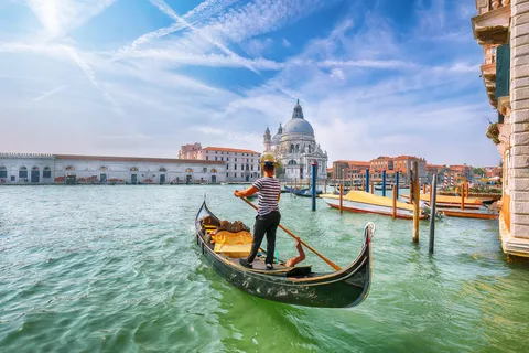 Venedig: Gondoltur med levende guide