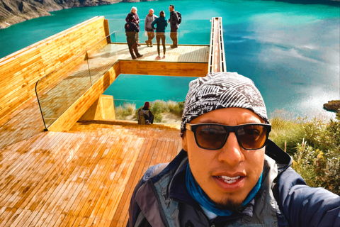 Excursion d'une journée à la lagune de QuilotoaLac Quilotoa et randonnée