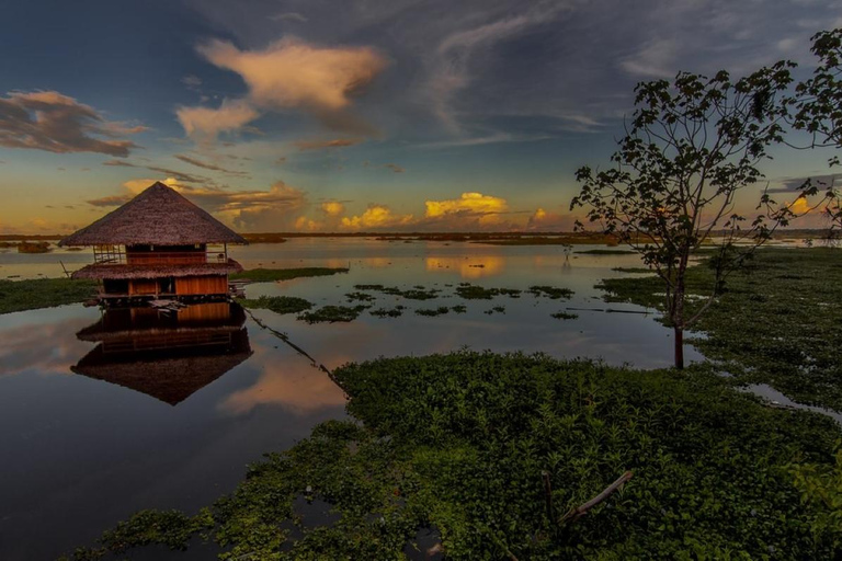 Ursprungsbefolkningens samhällen i Amazonasregionen Iquitos