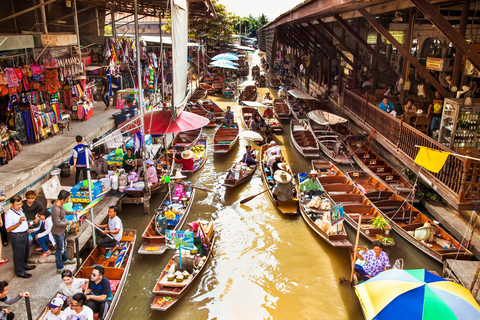 From Pattaya: Maeklong Railway and Floating Market Tour