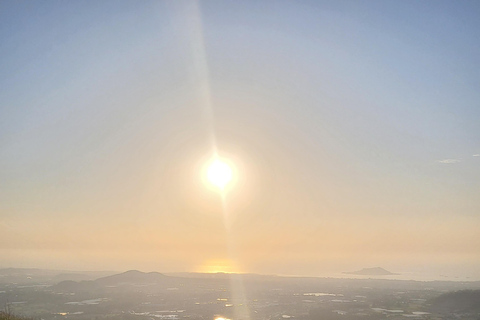 Jeju: ruta de senderismo por un pequeño volcán al amanecer (3 horas, recogida)Jeju: Sunrise Small Volcano Hike (3 Hours, Pick-up)