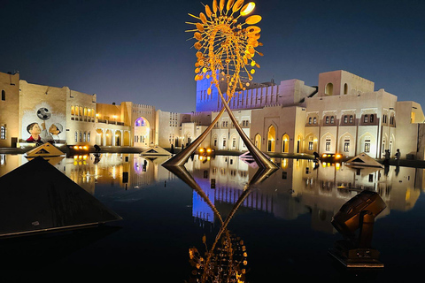 Doha: Private Night City Tour with Souq Waqif and Corniche