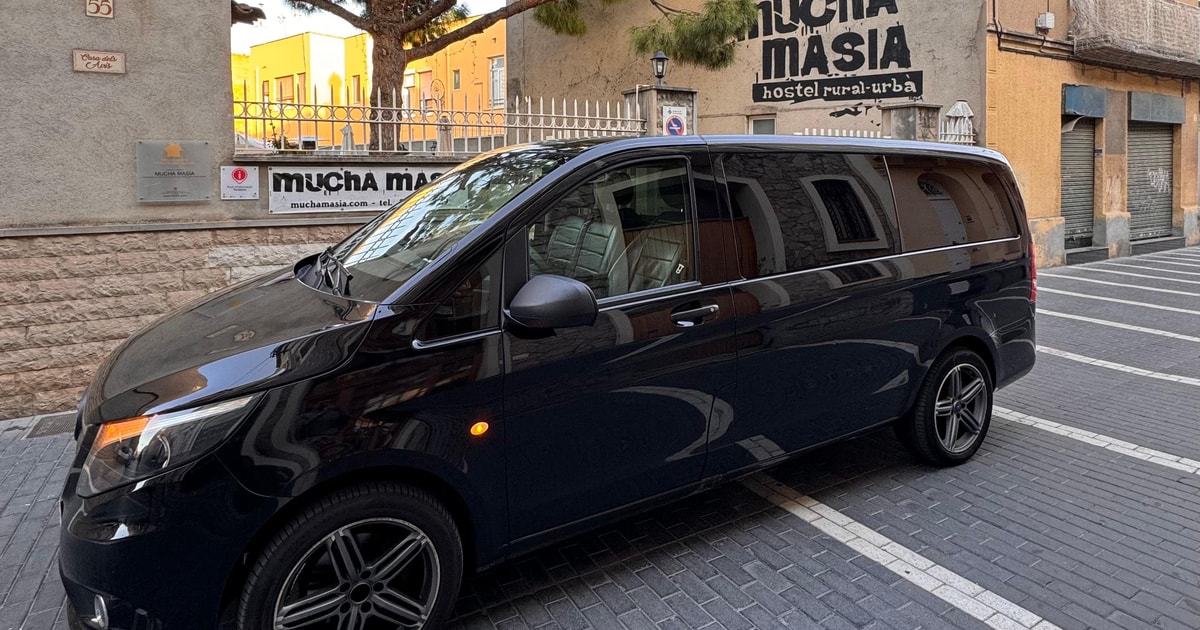 Elegantes Mietwagen Barcelona Flughafen Bildnull