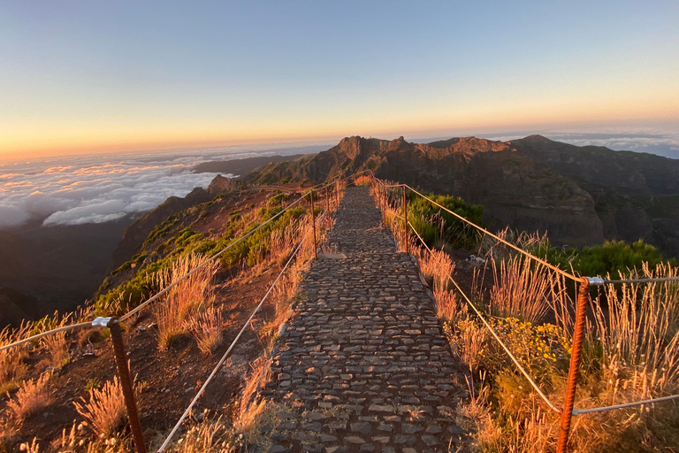 Pick up in Pico do Areeiro back to Achada do Teixeira