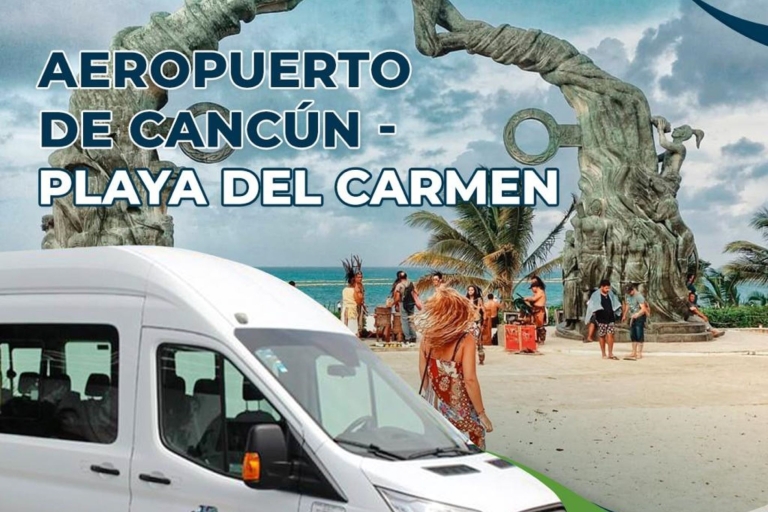 Aéroport de Cancún : Transfert aller simple et aller-retour à Playa del CarmenAéroport de Cancun : Transfert aller simple de l'aéroport à Playa del Carmen