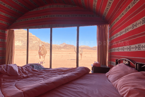 Wadi Rum : Randonnée et ascension du mont Burdah + déjeuner traditionnel