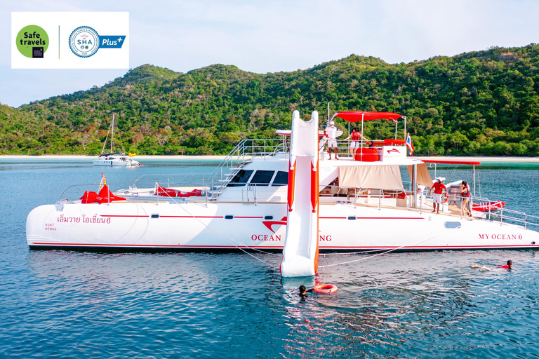 Pattaya : excursion d'une journée dans les 2 îles en catamaran avec déjeuner