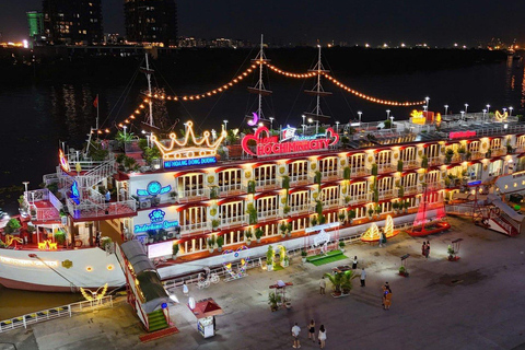 Saigon after dark: River Dinner & Live Music by Cruise Cruise without Transfer and Guide