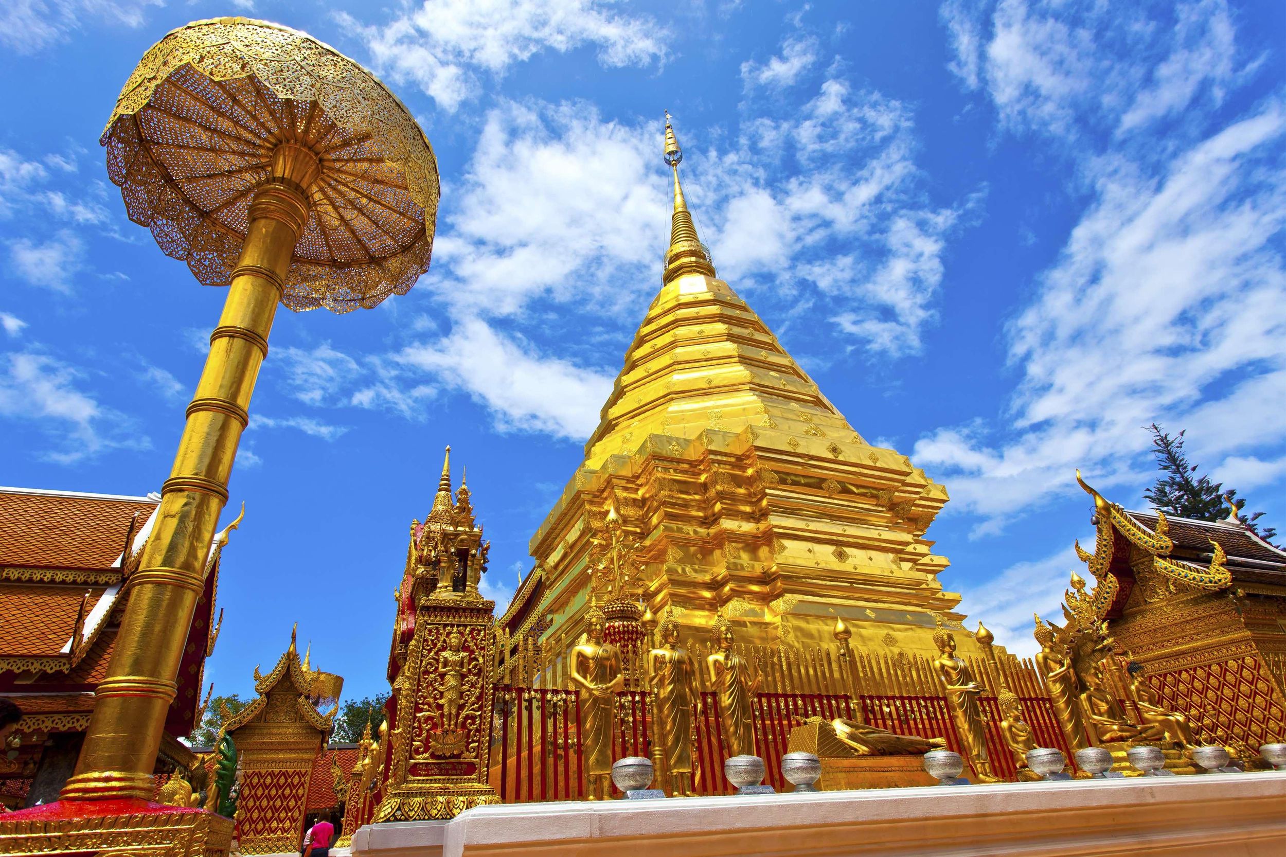 Chiang Mai: Doi Suthep, Wat Umong & Hmong-Dorf-Tour