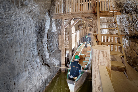 Cracovia: Expedición en barco subterráneo y tour por las minas de sal de la UNESCO