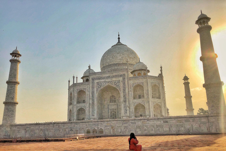 Skip-The-Line Taj Mahal Guided Tour with Optional Add-ons From Agra: Taj Mahal + Agra Fort Tour all-inclusive