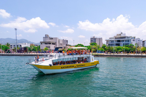Santa Marta: Catamaran Bays Tour (optional Marine Center) Santa Marta: Catamaran Bays Tour
