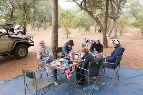 Safari in campeggio di tre giorni nel Chobe