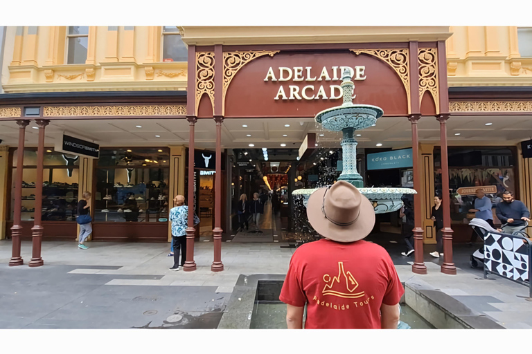 Adelaide: Tour guidato a piedi con bevanda e spuntino