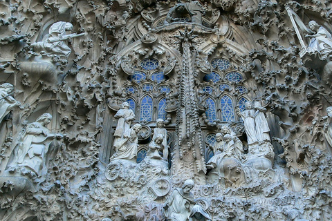 Barcelona: Sagrada Família Skip the Line Tour & Entry Ticket Tour in French