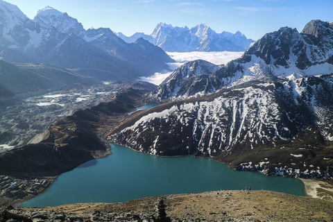 De Katmandou: Trek de 15 jours dans la vallée de Gokyo avec Porter