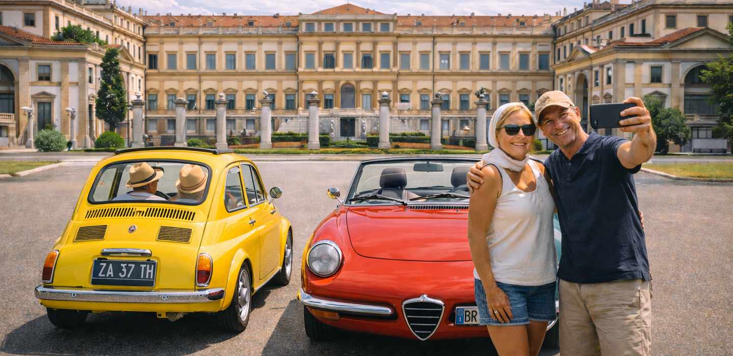 Private Tour in Monza und Villa Reale mit einem Oldtimer