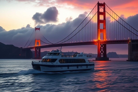 San Francisco: Bay Cruise med App Guidad Tur