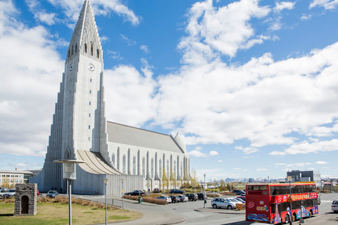 Reykjavik: bilet 24- lub 48-godz. na autobus Hop-On Hop-OffReykjavik: 24-godzinna wycieczka wskakuj/wyskakuj