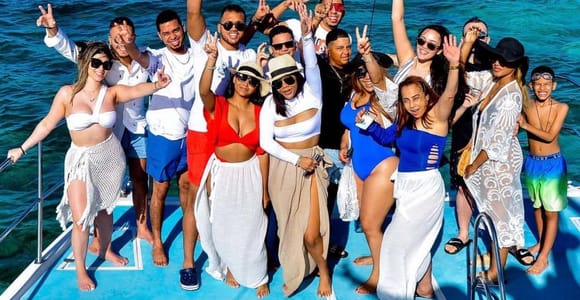Punta Cana Party Boat with Open Bar & Snorkeling Only Adults