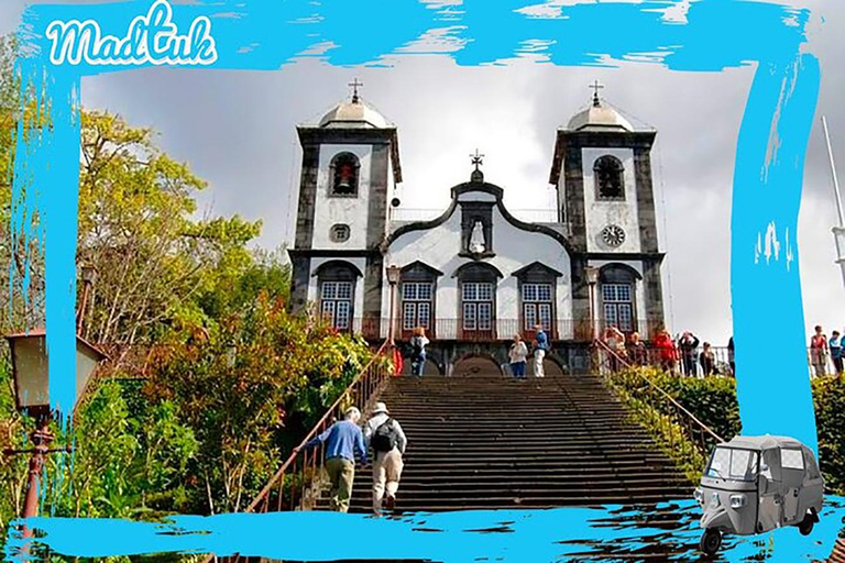 Madeira: Monte Toboggan & Old Town Guided Tuk Tour by MadTuk