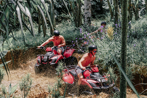 Bali: Ubud ATV Guided Tour with Rafting and Swing OptionsCombo ATV Quad bike &amp; White Water-Rafting Tour with Transfer