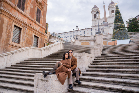 Rome: Private Editorial Shoot at Trevi Fountain or Colosseum Early Morning Trevi Fountain: 30-Minute Private Shoot