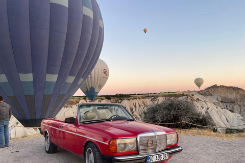 Cappadocia: Sunrise or Sunset Classic Car Tour with Pickup Private Cappadocia Classic Car Experience