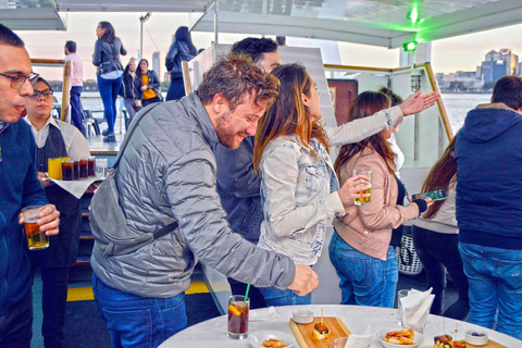 布宜诺斯艾利斯：含开放式酒吧的拉普拉塔河日落巡游1 小时游览