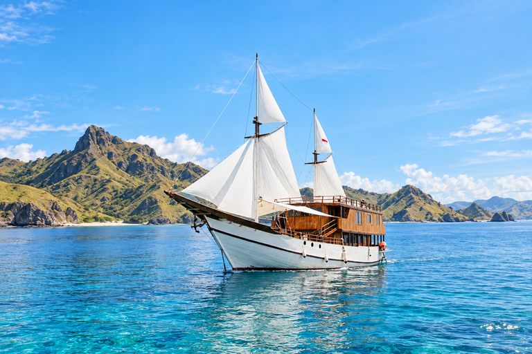 Labuan Bajo: 3-Day Komodo Sailing Luxury Boat with All Fees Deluxe Boat - Private Standar Room (2pax/room)