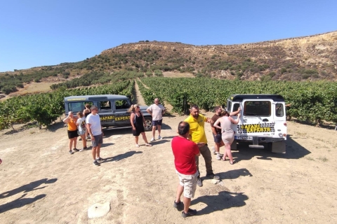 Kreta: Jeep Safari Wein-Tour und Schwimmen im Südmeer