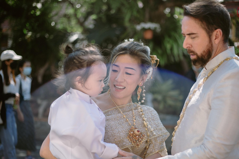 曼谷泰式佛教婚礼仪式及照片拍摄