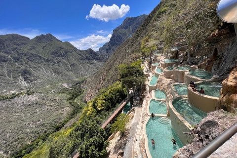 Z Meksyku: prywatna wycieczka po basenach termalnych Tolantongo