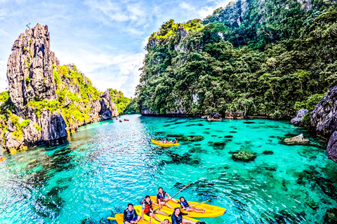 El Nido: Island-Hopping Shared Boat Tour with Drone Shots