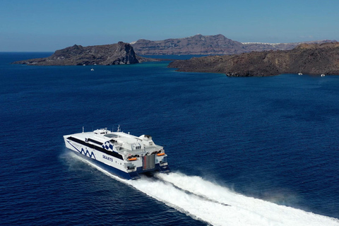 赫拉克利翁：圣托里尼一日游，含船票及伊亚村游览从伊拉克利翁港出发圣托里尼一日游