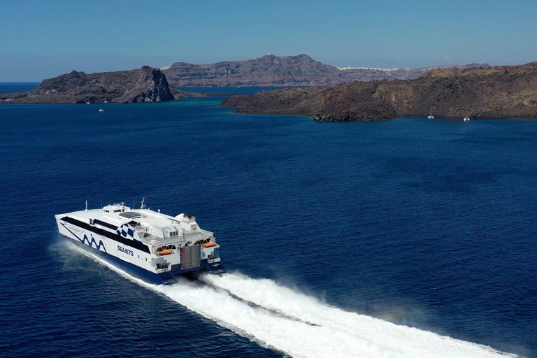 赫拉克利翁：圣托里尼一日游，含船票及伊亚村游览从伊拉克利翁港出发圣托里尼一日游