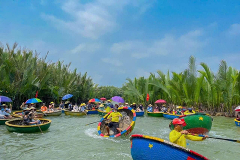 Hoi An: Basket Boat Ride in the Coconut Forest Tour experience include option hotel Pick up and Drop-off