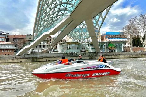 Tbilisi: River Sightseeing Tour in Old City via fast Boat