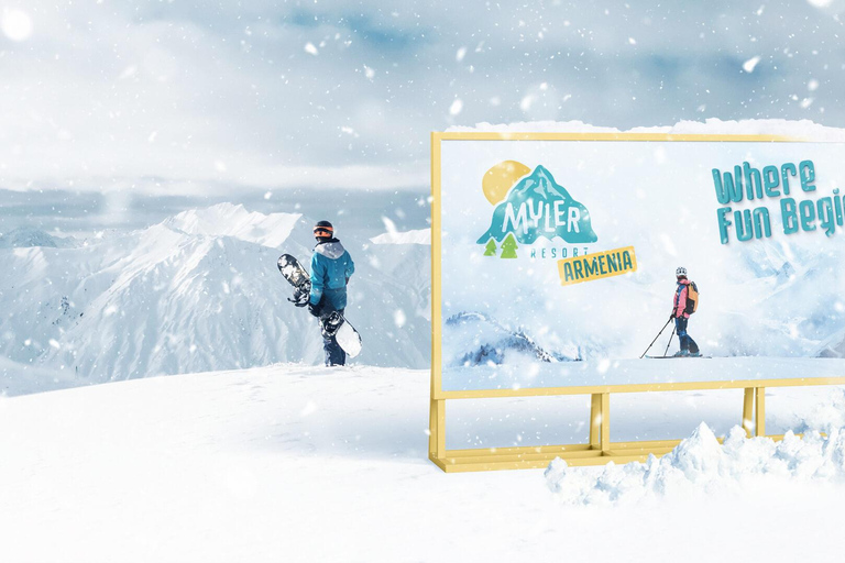Yerevan: Myler Ski Resort Round-Trip Transfer