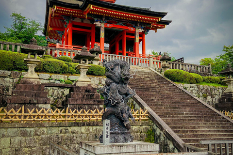 Kyoto & Nara: Private Guided Tour on Green Licensed Alphard