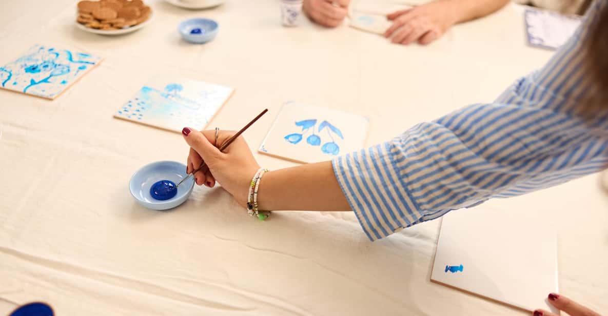 Afbeelding 4 van Amsterdam: traditionele Nederlandse blauwe tegelschilderworkshop