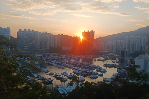 Hong Kong Sunset Brick Hill Hiking in Aberdeen