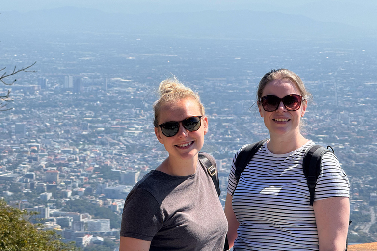 Chiang Mai: Tempel, natuur en cultuur in één dag.Olifantenopvang en Doi Suthep Tour.