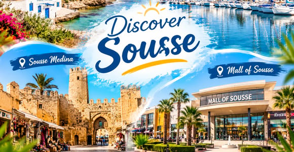 Sousse: UNESCO Medina and Mall, Hergla or Port El Kantaoui – Half-Day Tour
