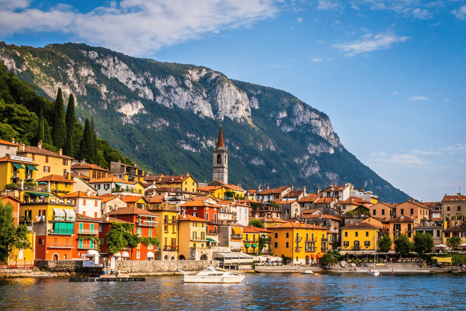 Comer See: Bootstour mit einem venezianischen Taxiboot