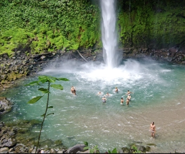 Bilhete de entrada para a cascata de La Fortuna