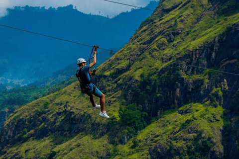 Ella: avventura in zipline con mini vista sul Picco di Adam