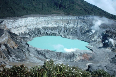 Depuis San Jose : Excursion privée d&#039;une journée au volcan Poás et ses environs