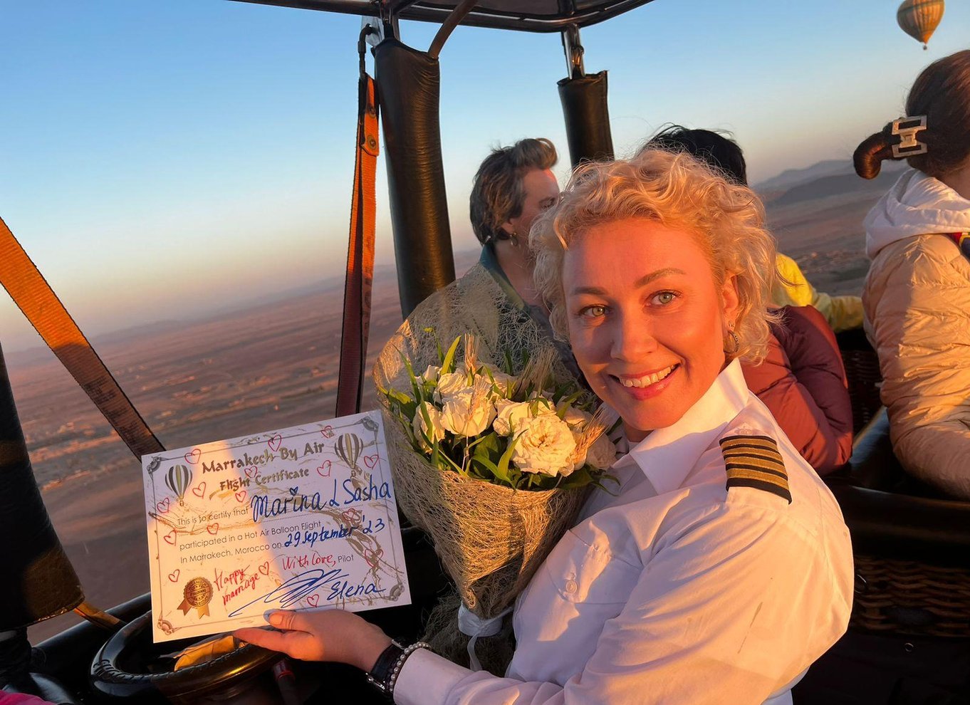 Marrakech: Ballonaktivitet, berber-morgenmad og certifikat